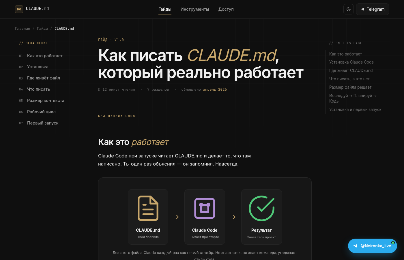 Гайд по CLAUDE.md